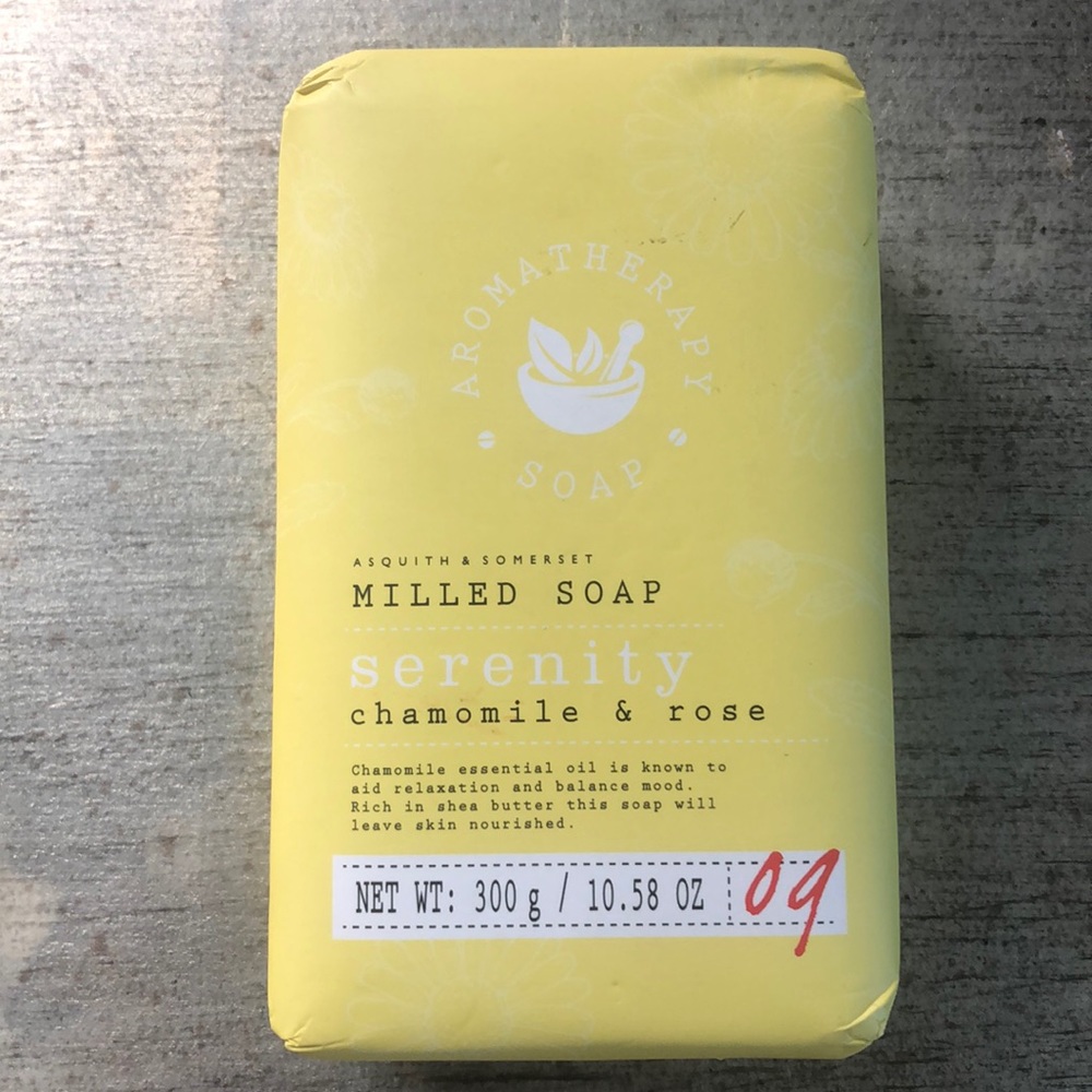 Aromatherapy Serenity Chamomile & Rose Milled Soap